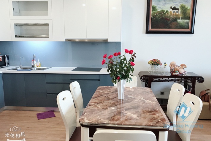Furnished two bedrooms apartment for rent in Vinhome Metropolis, Ba Dinh district, Ha Noi